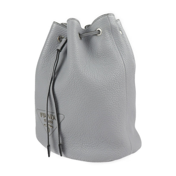 Prada Bucket Bag Gray Drawstring - Picture 2 of 9